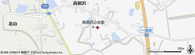 福島県相馬市日下石（高根沢）周辺の地図