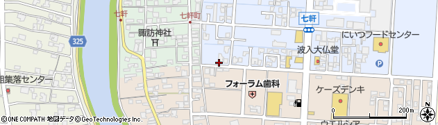 新潟県新潟市南区七軒125周辺の地図