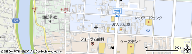新潟県新潟市南区七軒140周辺の地図