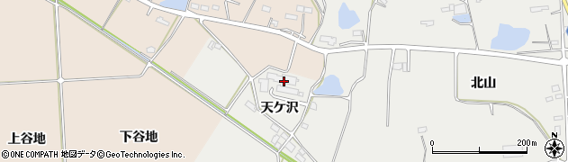 福島県相馬市立谷（天ケ沢）周辺の地図