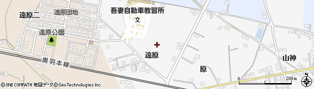 福島県福島市下野寺遠原周辺の地図
