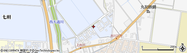 新潟県新潟市南区七軒566周辺の地図