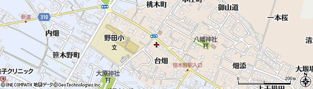 福島信用金庫八島田支店周辺の地図