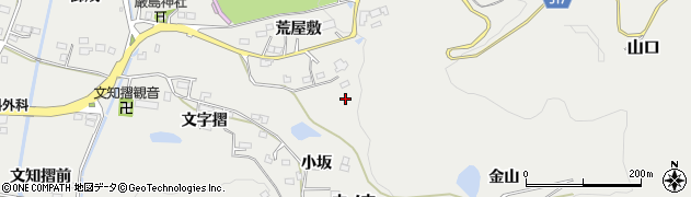 福島県福島市山口中ノ内周辺の地図