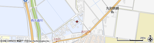 新潟県新潟市南区七軒580周辺の地図