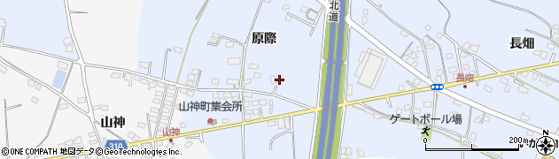福島県福島市笹木野（原際）周辺の地図