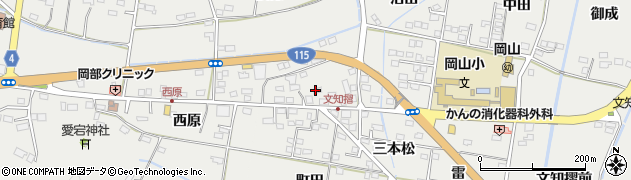 福島県福島市山口（舘越）周辺の地図