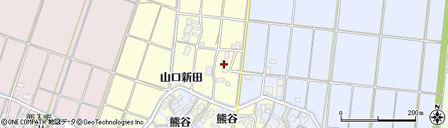 新潟県新潟市西蒲区山口新田1036周辺の地図
