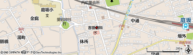 福島県福島市町庭坂内町周辺の地図