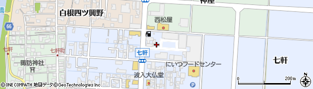 新潟県新潟市南区七軒211周辺の地図