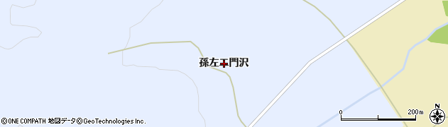 福島県相馬市玉野（孫左エ門沢）周辺の地図