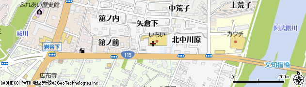 株式会社いちい　信夫ヶ丘店周辺の地図