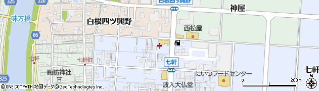 新潟県新潟市南区七軒276周辺の地図