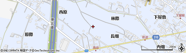 福島県福島市笹木野（長畑）周辺の地図
