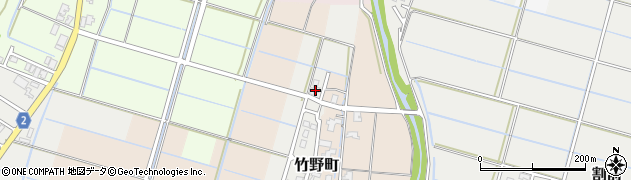 新潟県新潟市西蒲区竹野町11周辺の地図
