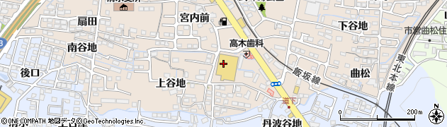 ヨークベニマル福島泉店周辺の地図