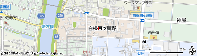 新潟県新潟市南区白根四ツ興野周辺の地図