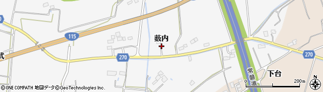 福島県相馬市今田薮内周辺の地図