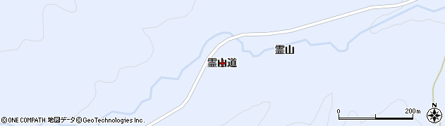 福島県相馬市玉野霊山道周辺の地図