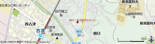 株式会社川内自動車　車検の桃太郎新津本店周辺の地図