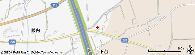 福島県相馬市今田（藤堂林）周辺の地図