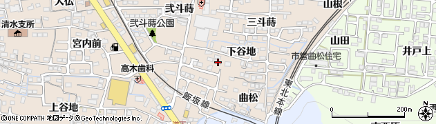 福島県福島市泉下谷地16周辺の地図