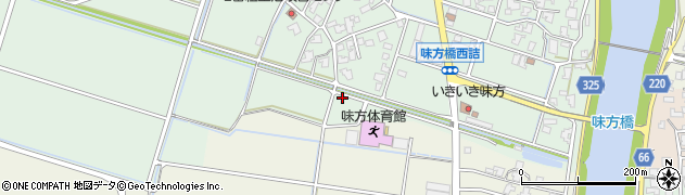 新潟県新潟市南区味方233周辺の地図