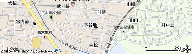 福島県福島市泉下谷地10周辺の地図
