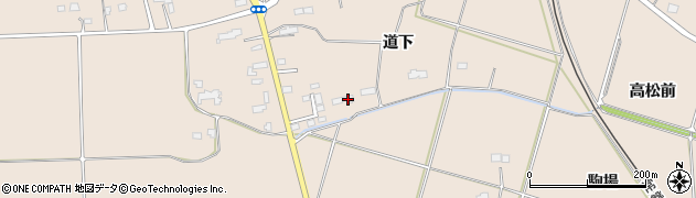 福島県相馬市坪田（道下）周辺の地図