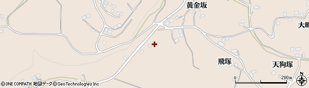 福島県福島市町庭坂（七尋石）周辺の地図