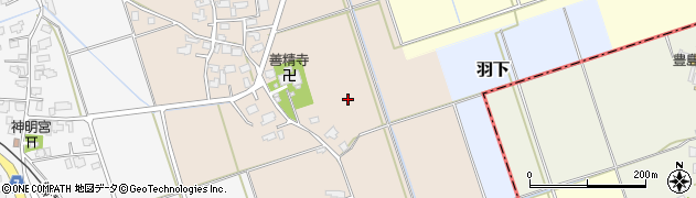 新潟県新潟市秋葉区岡田周辺の地図
