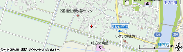 新潟県新潟市南区味方203周辺の地図