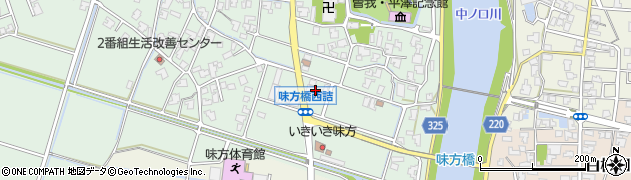 新潟県新潟市南区味方72-3周辺の地図