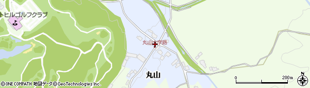 新潟県阿賀野市丸山周辺の地図