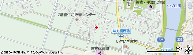 新潟県新潟市南区味方204周辺の地図