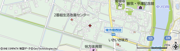 新潟県新潟市南区味方204-1周辺の地図