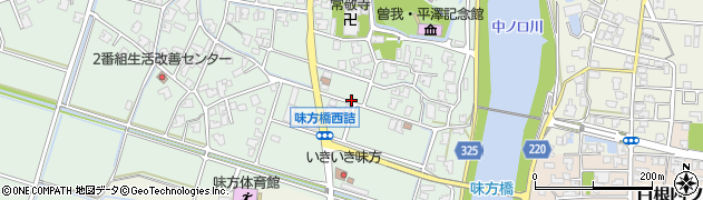 新潟県新潟市南区味方69周辺の地図