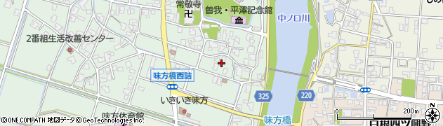 新潟県新潟市南区味方63周辺の地図