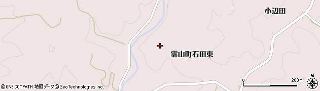 福島県伊達市霊山町石田（東）周辺の地図