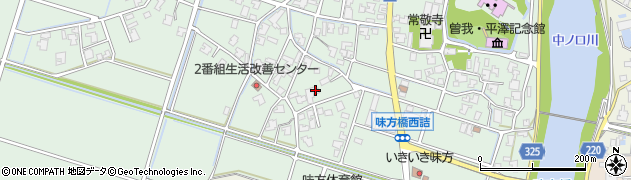 新潟県新潟市南区味方166周辺の地図