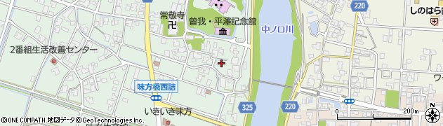 新潟県新潟市南区味方28周辺の地図