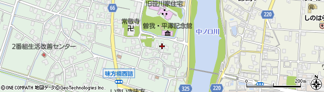 新潟県新潟市南区味方37周辺の地図