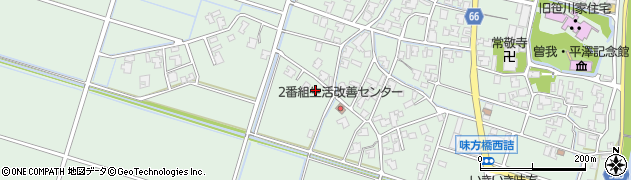 新潟県新潟市南区味方270周辺の地図