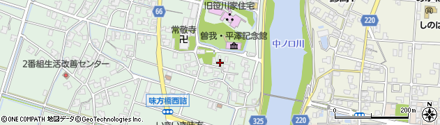 新潟県新潟市南区味方39周辺の地図