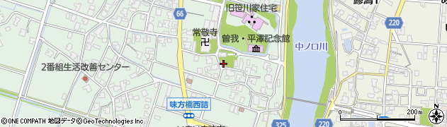 新潟県新潟市南区味方41周辺の地図