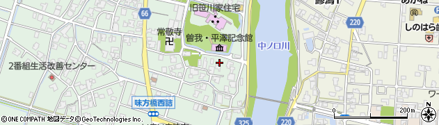 新潟県新潟市南区味方34周辺の地図