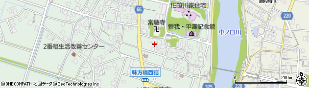 新潟県新潟市南区味方44周辺の地図