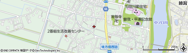新潟県新潟市南区味方123周辺の地図
