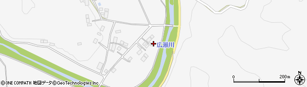 福島県伊達市霊山町山戸田（中道）周辺の地図