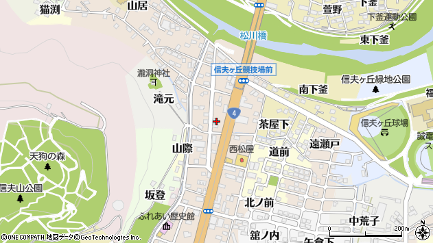〒960-8228 福島県福島市松山町の地図